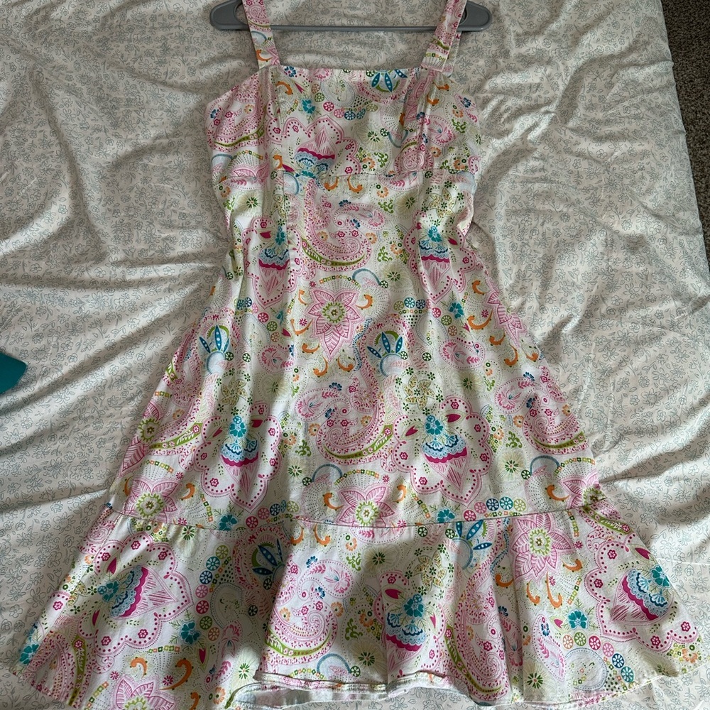 Colorful Paisley Vintage Dress